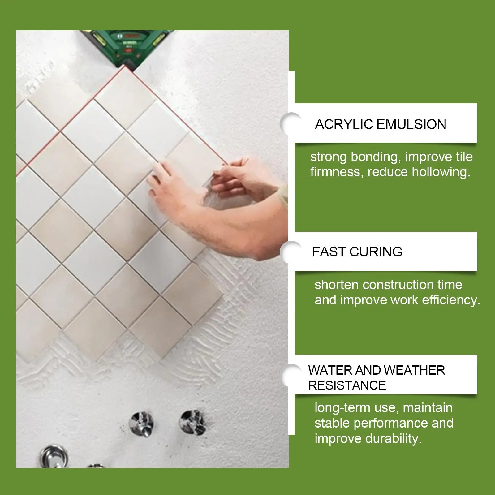 INELECTRON ™ - Tile Repair Glue – Waterproof Adhesive for Cracks & Surface Restoration Inelectron Store