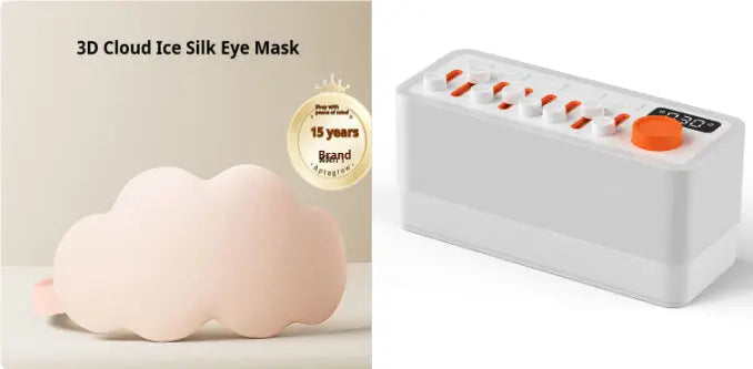 White Noise Sleep Sound Machine DIY Bluetooth-compatible Stereo Light RGB Seven-color Atmosphere Night Light - Inelectron Store