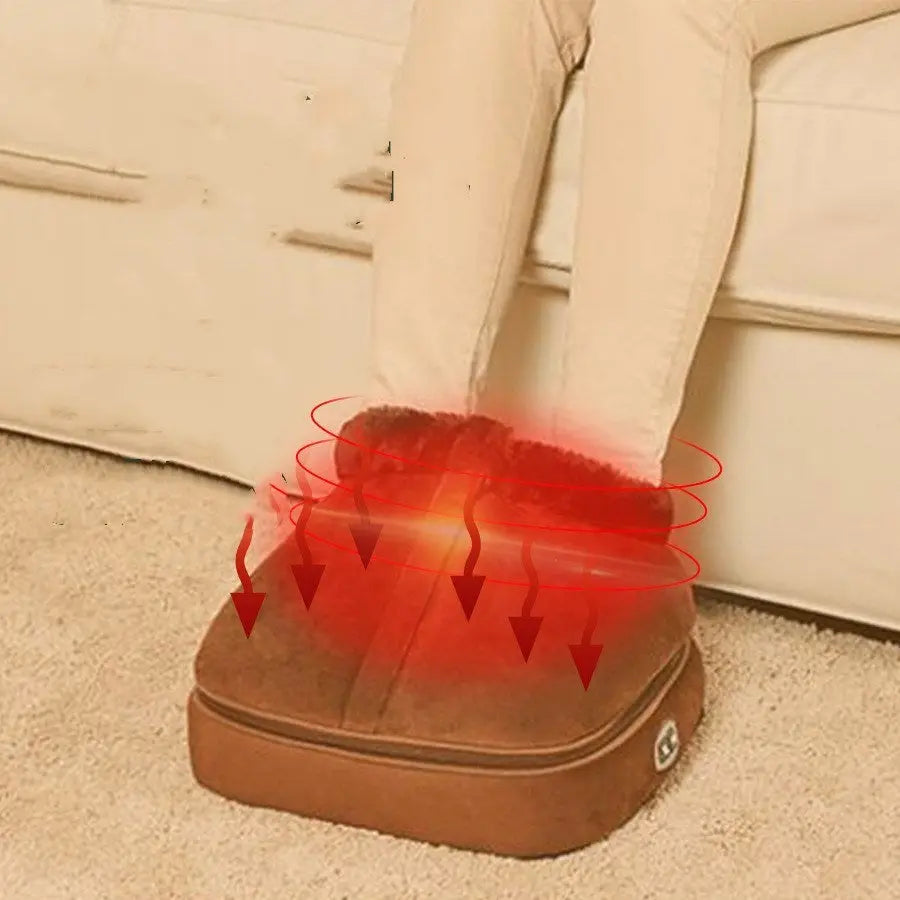 INELECTRON ™ - Massage Foot Warmer Comfortable Foot Warmer Foot Warming Massage Shoes
