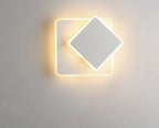 Modern Minimalist LED Lamp with Nordic Style, Available in White and Black for Bedroom and Home Decor
