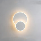 Modern Minimalist LED Lamp with Nordic Style, Available in White and Black for Bedroom and Home Decor