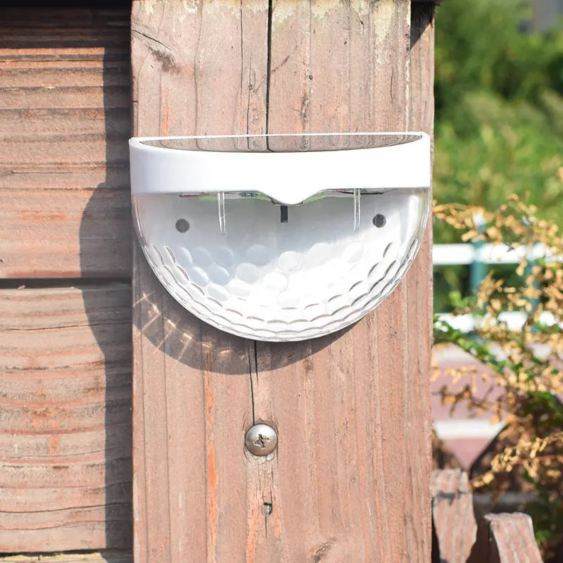 INELECTRON ™ -  Solar Light Outdoor Waterproof Semicircular Fence Lamp Water Drop Effect Wall Lamp Garden Lamp Corridor Lamp Staircase Lamp Inelectron Store