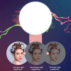 INELECTRON ™ - Mini Fill Light For Beauty Selfie Round Live Clip External LED Mini Small Q Mobile Phone Selfie Fill Light Inelectron Store