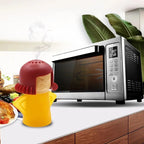 Steam cleaner for microwave with compact design and color box packaging