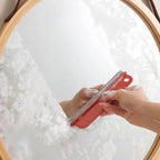 All-purpose squeegee for cleaning windows, car windshields, and sinks.