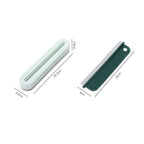Shower glass cleaner with ergonomic handle for a comfortable grip.