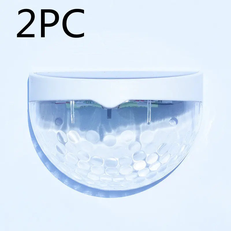 INELECTRON ™ -  Solar Light Outdoor Waterproof Semicircular Fence Lamp Water Drop Effect Wall Lamp Garden Lamp Corridor Lamp Staircase Lamp Inelectron Store