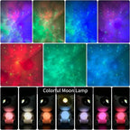 Fall Astronaut Galaxy Projector Night Light, Room Lights with Remote Control, Portable Star Projector Night Lamp, Ambient LED Lights for Bedroom Living Room Home Decor, House Accessories Furniture for Barracks Room Transformation