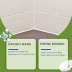 INELECTRON ™ - Tile Repair Glue – Waterproof Adhesive for Cracks & Surface Restoration Inelectron Store