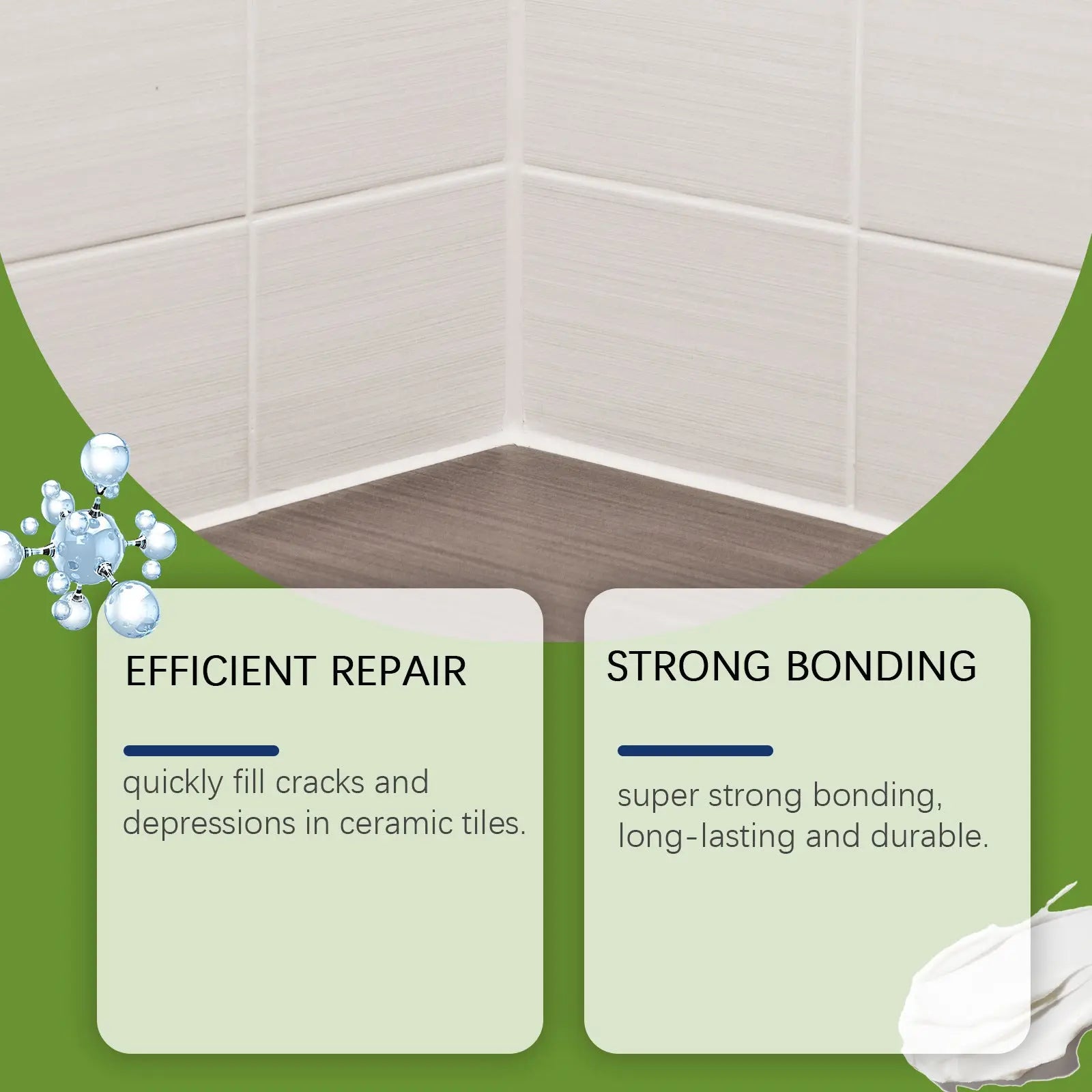 INELECTRON ™ - Tile Repair Glue – Waterproof Adhesive for Cracks & Surface Restoration Inelectron Store