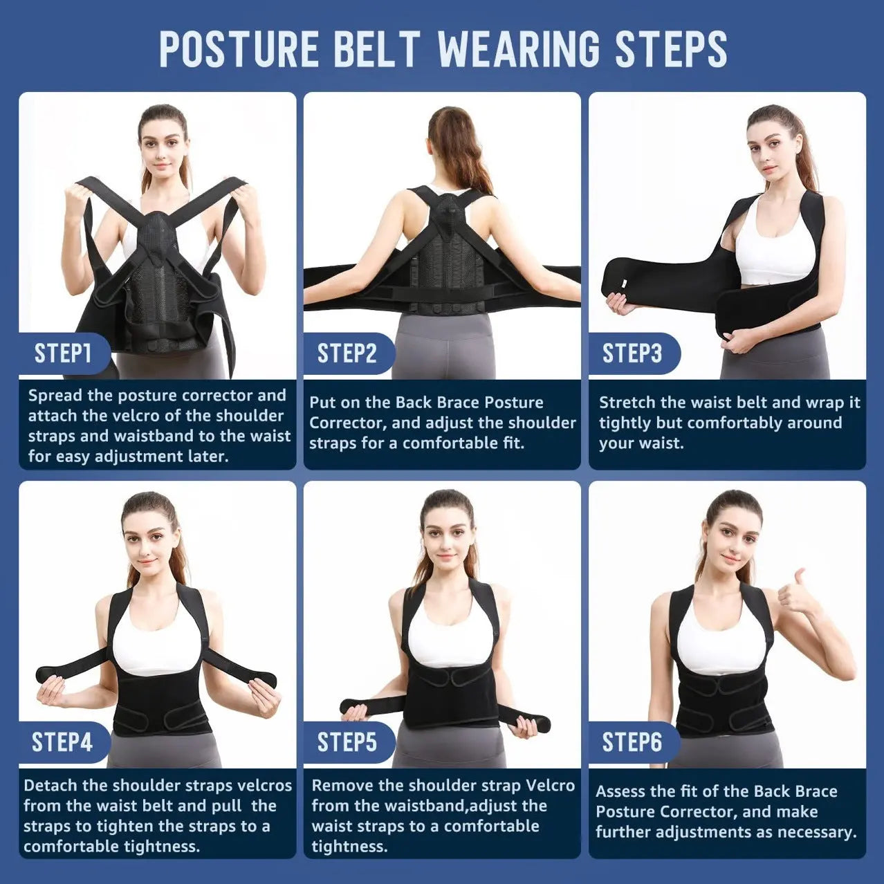 Folded back brace highlighting compact, lightweight, and durable design