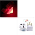 LED mushroom night light with light-control sensor, warm yellow light, EU US plug for bedroom, bathroom, and home decor