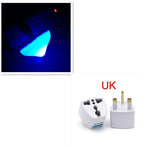 LED mushroom night light with light-control sensor, warm yellow light, EU US plug for bedroom, bathroom, and home decor