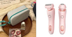 INELECTRON ™ - 2-in-1 Electric Shaver for Women – USB Rechargeable Epilator, Wet & Dry Shaving Razor for Body, Face, Armpit & Bikini Line Inelectron Store