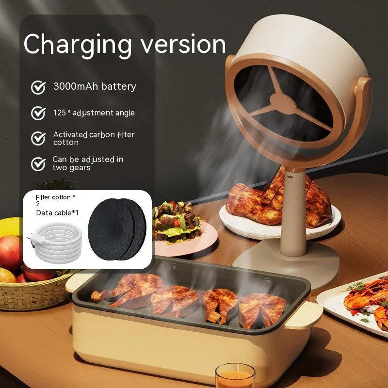 mall desktop range hood providing powerful wind flow to clear cooking odors
