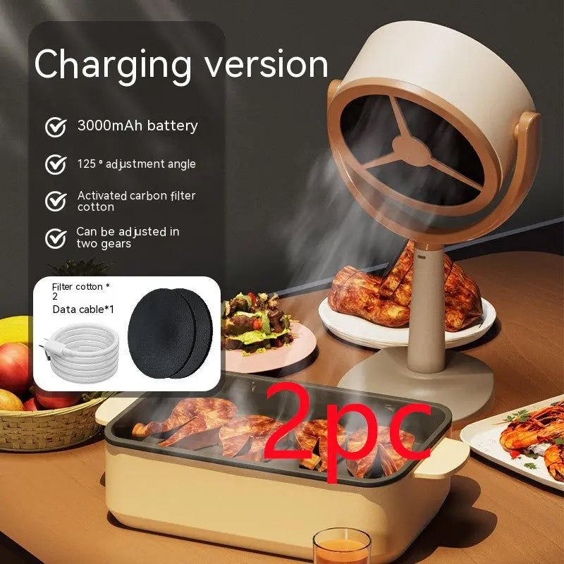 mall desktop range hood providing powerful wind flow to clear cooking odors