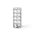 Nordic Crystal Lamp USB Table Lamp with Touch Dimming and RGB Color Changing Light for Bedroom and Home Decor