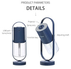 Magic Shadow USB Air Humidifier with Ultrasonic Mist, Night Light, and USB Power