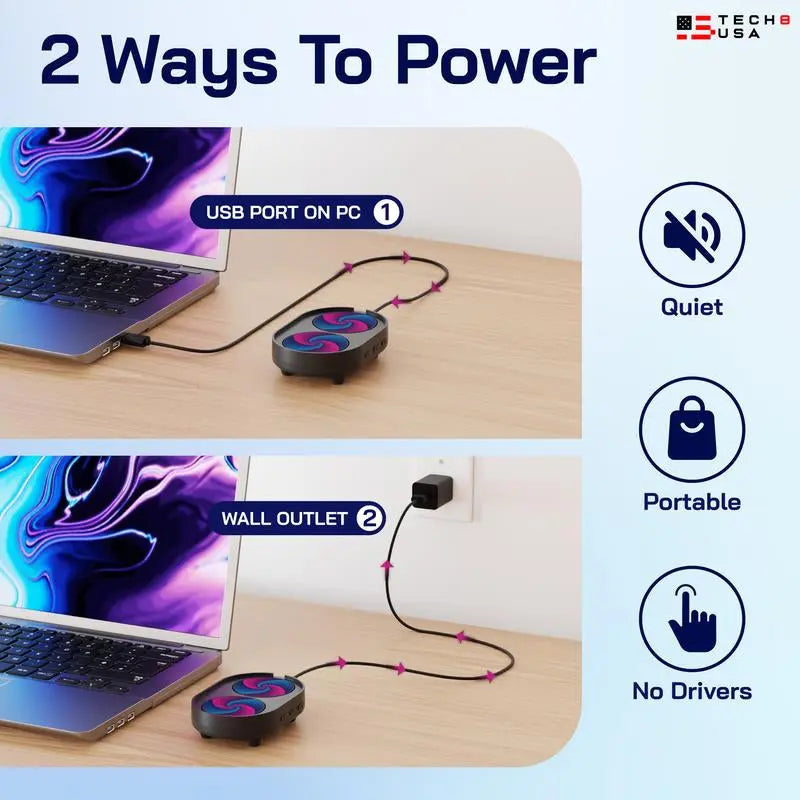 Mouse Mover Pad, Jiggler, Keeps PC Active, Undetectable, No Software, Moves Mouse Randomly Automatically, Made in the USA with US and Imported Parts