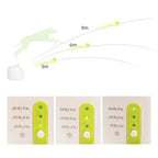 Pet Dog Toys Tennis Launcher Automatic Throwing Machine Pet Ball Throw Device 3/6/9M Section Emission with 3 Balls Dog Training