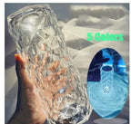 Nordic Crystal Lamp USB Table Lamp with Touch Dimming and RGB Color Changing Light for Bedroom and Home Decor
