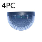 INELECTRON ™ -  Solar Light Outdoor Waterproof Semicircular Fence Lamp Water Drop Effect Wall Lamp Garden Lamp Corridor Lamp Staircase Lamp Inelectron Store